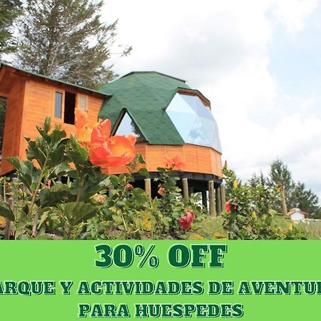 Glamping Y Chalet Aventura Park Villa De Leyva La Periquera Екстер'єр фото