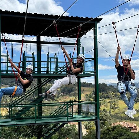 Glamping Y Chalet Aventura Park Villa De Leyva La Periquera Екстер'єр фото