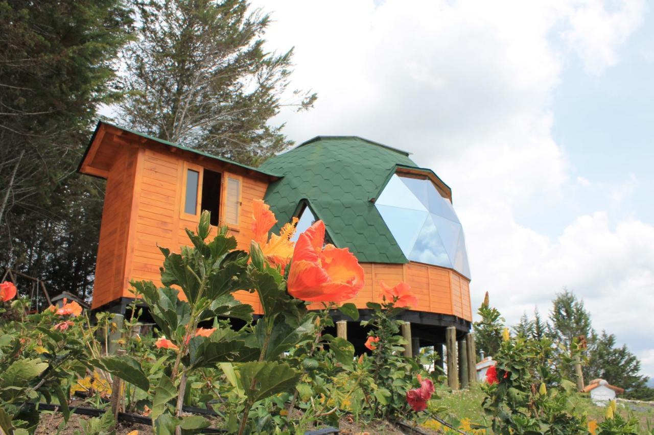 Glamping Y Chalet Aventura Park Villa De Leyva La Periquera Екстер'єр фото