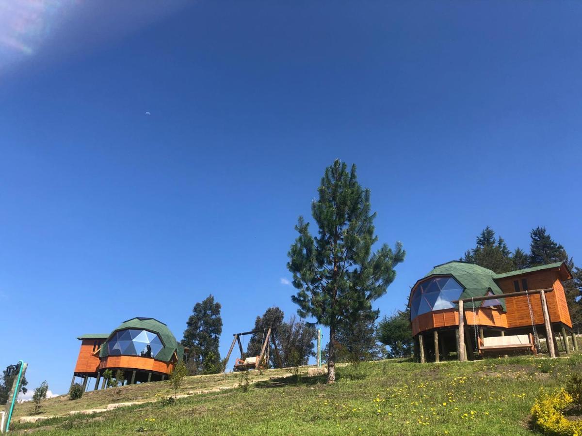 Glamping Y Chalet Aventura Park Villa De Leyva La Periquera Екстер'єр фото