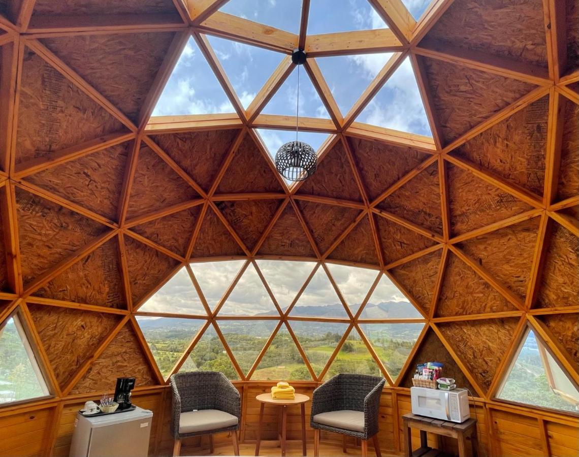Glamping Y Chalet Aventura Park Villa De Leyva La Periquera Екстер'єр фото