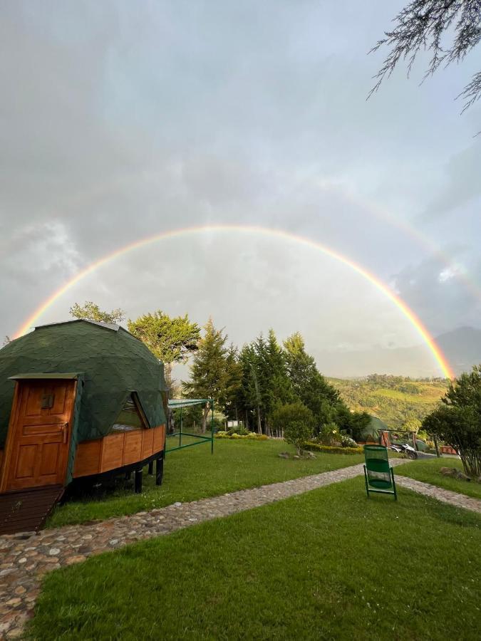 Glamping Y Chalet Aventura Park Villa De Leyva La Periquera Екстер'єр фото