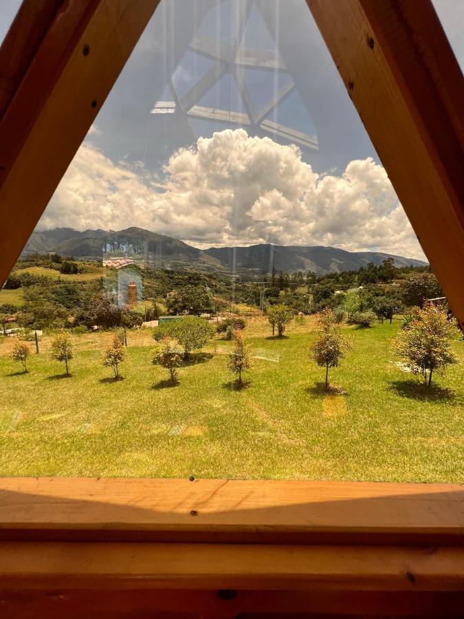 Glamping Y Chalet Aventura Park Villa De Leyva La Periquera Екстер'єр фото