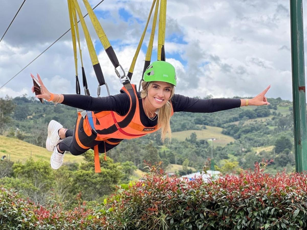 Glamping Y Chalet Aventura Park Villa De Leyva La Periquera Екстер'єр фото