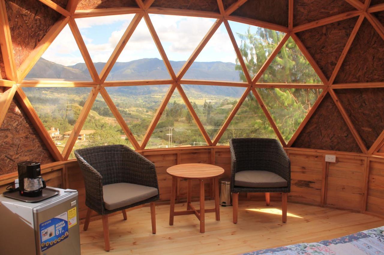 Glamping Y Chalet Aventura Park Villa De Leyva La Periquera Екстер'єр фото
