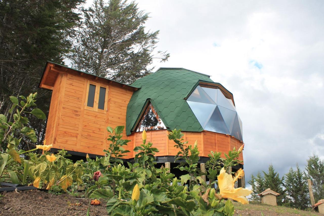 Glamping Y Chalet Aventura Park Villa De Leyva La Periquera Екстер'єр фото